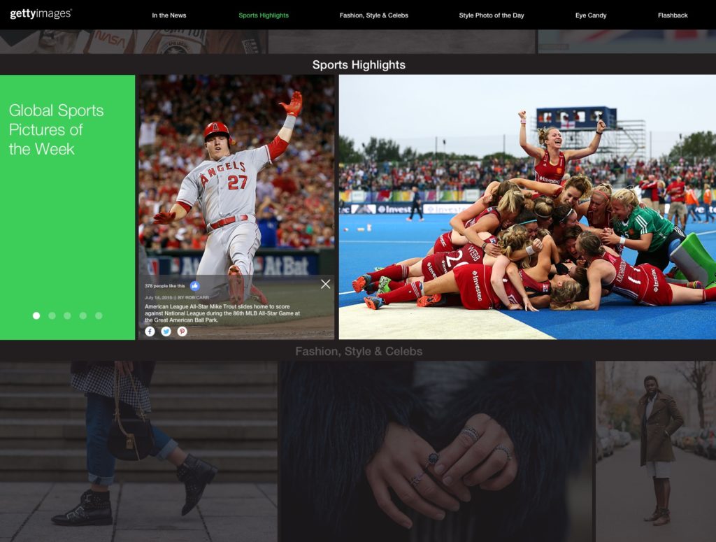 Facebook Notify desktop landing page