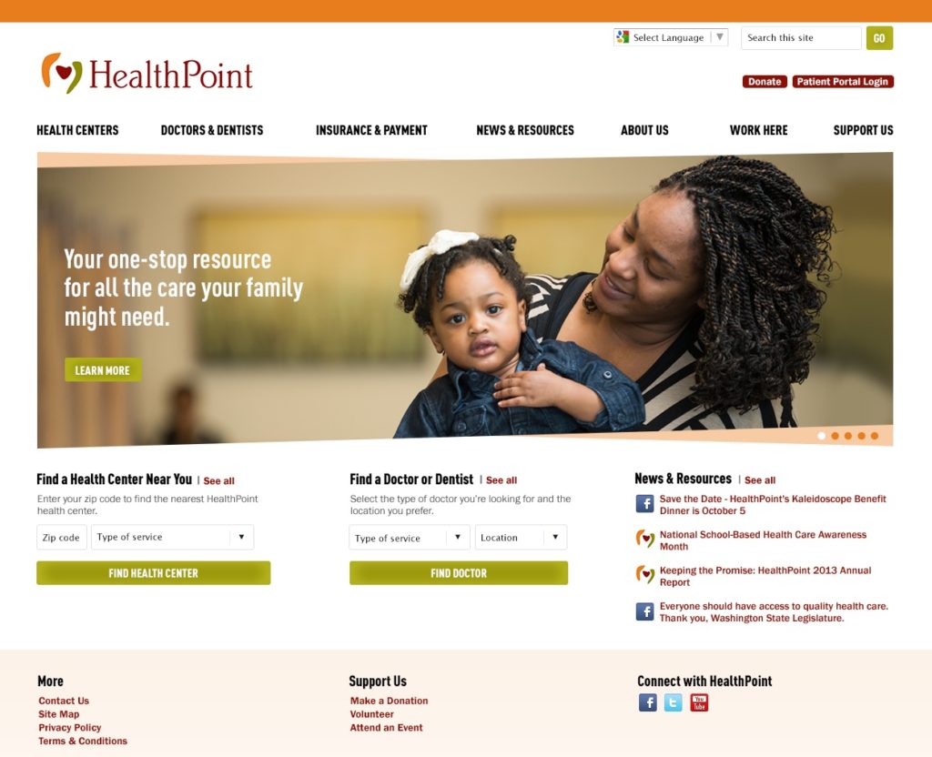 HealthPoint home