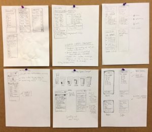 Label concept sketches